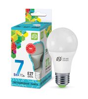 Лампа сд LED-A60-std 7Вт 230В Е27 4000К 630Лм ASD ASD