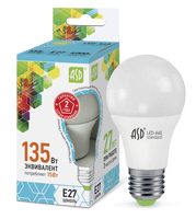 Лампа сд LED-A60-std 15Вт 230В Е27 4000К 1350Лм ASD ASD