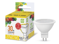 Лампа сд LED-JCDR-std 3Вт 230В GU5.3 3000К 270Лм ASD ASD