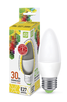 Лампа сд LED-СВЕЧА-std 3.5Вт 230В Е27 3000К 320Лм ASD ASD