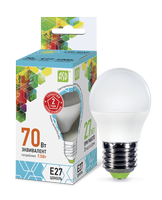 Лампа сд LED-ШАР-std 7.5Вт 230В Е27 4000К 675Лм ASD ASD