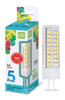 Лампа сд LED-JC-std 5Вт 12В G4 4000К 450Лм ASD ASD