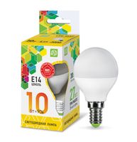 Лампа сд LED-ШАР-std 10Вт 230В Е14 3000К 900Лм ASD ASD