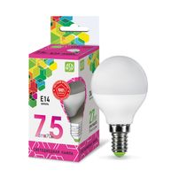 Лампа сд LED-ШАР-std 7.5Вт 230В Е14 6500К 675Лм ASD ASD