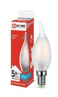 Лампа сд LED-СВЕЧА НА ВЕТРУ-deco 5Вт 230В Е14 4000К 450Лм матовая IN HOME IN HOME