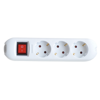 Колодка 3GS-SMART трехместная с выключателем 16А с заземлением 5430 IN HOME IN HOME Колодка 3GS-SMART трехместная с выключателем 16А с заземлением 5430 IN HOME IN HOME