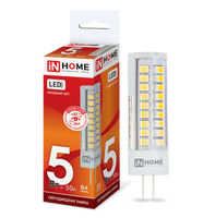 Лампа сд LED-JC-VC 5Вт 12В G4 6500К 450Лм IN HOME IN HOME