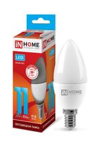 Лампа сд LED-СВЕЧА-VC 11Вт 230В Е14 4000К 820Лм IN HOME IN HOME