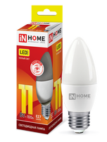 Лампа сд LED-СВЕЧА-VC 11Вт 230В Е27 3000К 990Лм IN HOME IN HOME