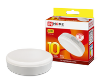 Лампа сд LED-GX53-VC 10Вт 230В 3000К 800Лм IN HOME IN HOME