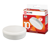 Лампа сд LED-GX53-VC 10Вт 230В 6500К 800Лм IN HOME IN HOME