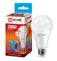 Лампа сд LED-A70-VC 30Вт 230В Е27 4000К 2700Лм IN HOME IN HOME