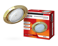 Светильник встраиваемый GX53R-RT-G металл под лампу GX53 230B поворотный золото IN HOME IN HOME Светильник встраиваемый GX53R-RT-G металл под лампу GX53 230B поворотный золото IN HOME IN HOME