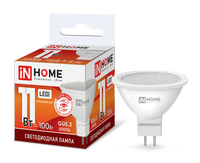 Лампа сд LED-JCDR-VC 11Вт 230В GU5.3 6500К 820Лм IN HOME IN HOME