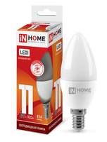 Лампа сд LED-СВЕЧА-VC 11Вт 230В Е14 6500К 820Лм IN HOME IN HOME