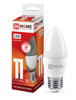 Лампа сд LED-СВЕЧА-VC 11Вт 230В Е27 6500К 820Лм IN HOME IN HOME
