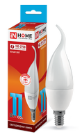 Лампа сд LED-СВЕЧА НА ВЕТРУ-VC 11Вт 230В Е14 6500К 990Лм IN HOME IN HOME