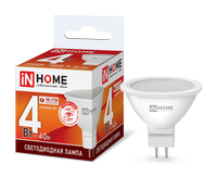 Лампа сд LED-JCDR-VC 4Вт 230В GU5.3 6500К 310Лм IN HOME IN HOME