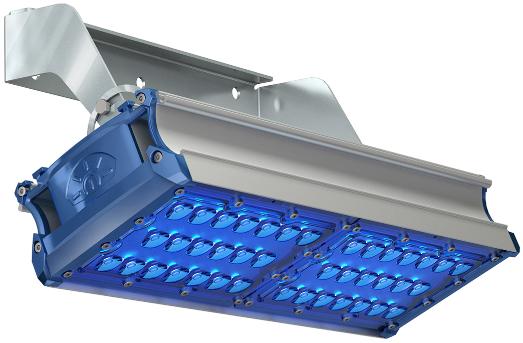 ПРОМЫШЛЕННЫЙ СВЕТИЛЬНИК TL-PROM SM 100 FL К20 Blue TEHNOLOGII_SVETA