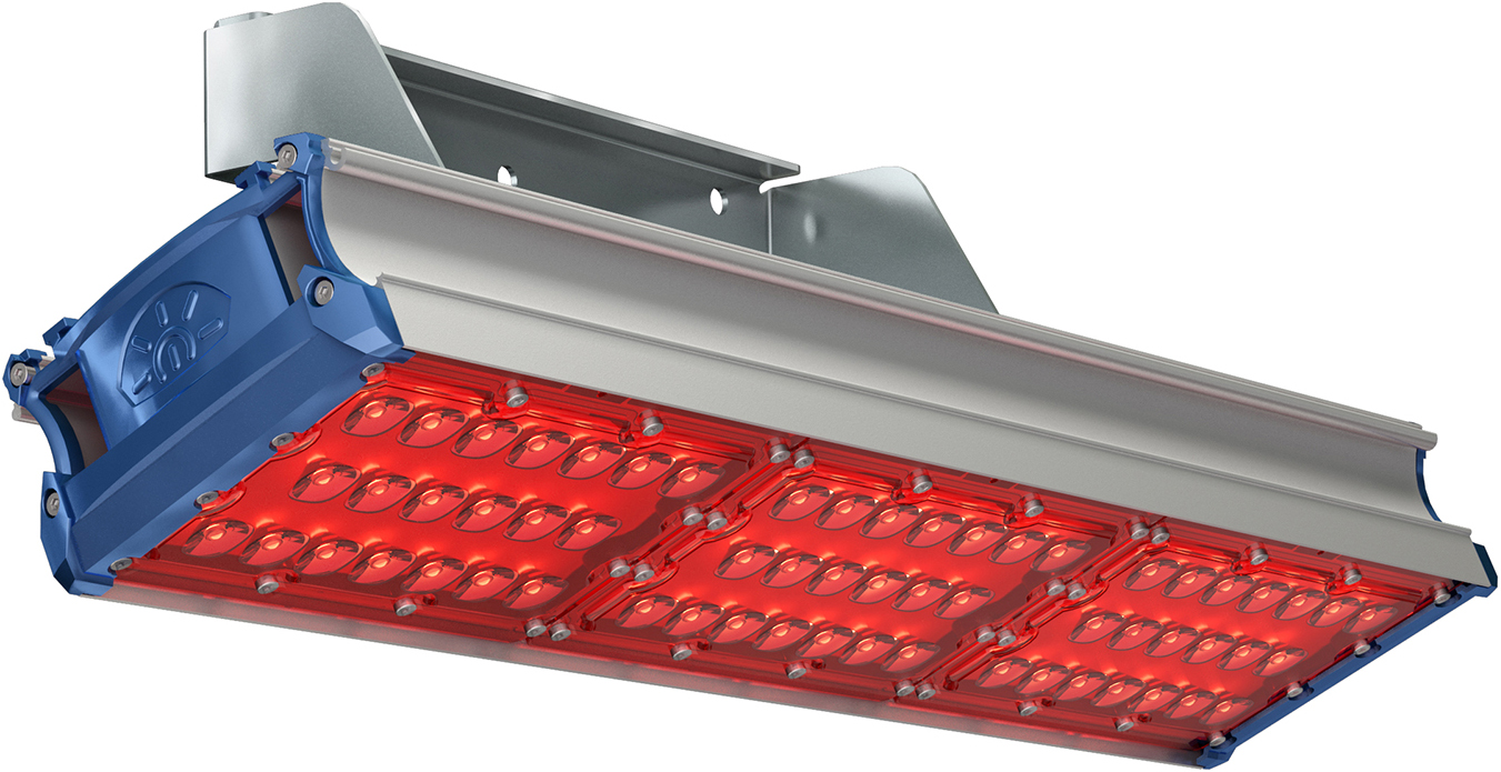 ПРОМЫШЛЕННЫЙ СВЕТИЛЬНИК TL-PROM SM 150 FL К20 Red TEHNOLOGII_SVETA