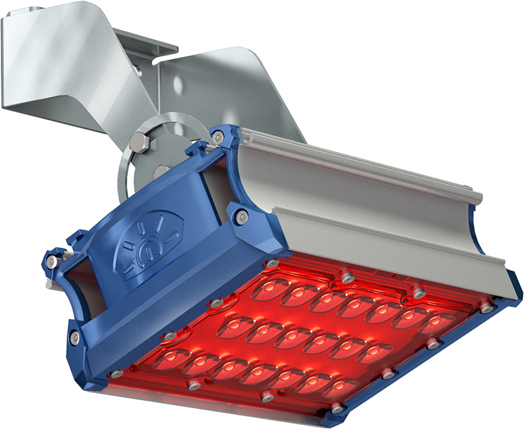 ПРОМЫШЛЕННЫЙ СВЕТИЛЬНИК TL-PROM SM 50 FL К20 Red TEHNOLOGII_SVETA