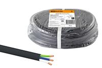 Кабель ВВГ-П нг(А)-LS 3х6 ок(N, PE)-0,66 ГОСТ (10м) TDM  TDM Electric