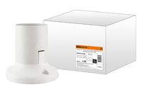 Патрон Е27 потолочный, термостойкий пластик, прямой, белый, Б/Н TDM TDM Electric