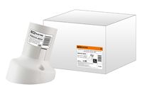 Патрон Е27 настенный, термостойкий пластик, наклонный, белый, TDM TDM Electric
