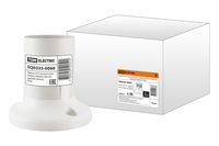 Патрон Е27 потолочный, термостойкий пластик, прямой, белый, TDM TDM Electric