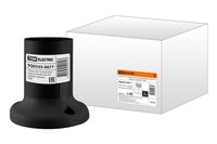 Патрон Е27 потолочный, термостойкий пластик, прямой, черный, TDM TDM Electric