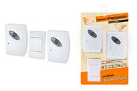 Звонок народный ЗББ-Н-21/1-32М (беспр., бат., 2 зв., блистер, откр.код) TDM Electric