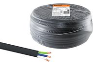Кабель ВВГ-П нг(А)-LS 3х1,5 ок(N, PE)-0,66 ГОСТ (100м) TDM  TDM Electric
