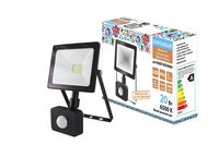 Прожектор светодиодный СДО-04-020Н-Д (с датчиком) 20 Вт, 6500 К, IP65, черный, Народный TDM Electric