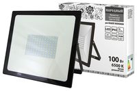 Прожектор светодиодный СДО-04-100Н 100 Вт, 6500 К, IP65, черный, Народный TDM Electric