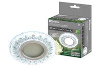 Светильник встраиваемый СВ 03-07 MR16 50Вт G5.3 LED подсветка 3 Вт зеркальный/хром TDM TDM Electric