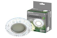 Светильник встраиваемый СВ 03-08 MR16 50Вт G5.3 LED подсветка 3 Вт зеркальный/хром TDM TDM Electric