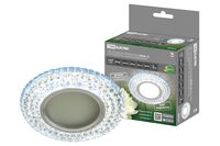 Светильник встраиваемый СВ 03-12 MR16 50Вт G5.3 LED подсветка 3 Вт зеркальный/хром TDM TDM Electric