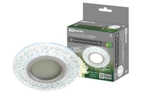 Светильник встраиваемый СВ 03-14 MR16 50Вт G5.3 LED подсветка 3 Вт зеркальный/хром TDM TDM Electric