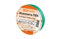 Изолента ПВХ 0,13*15мм Зеленая 10м TDM TDM Electric