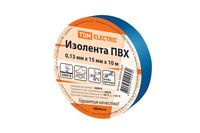 Изолента ПВХ 0,13*15мм Синяя 10м TDM TDM Electric