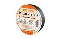 Изолента ПВХ 0,13*15мм Черная 10м TDM TDM Electric