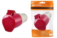 Розетка 235 переносная 3Р+РЕ+N 63А 380В IP54 TDM TDM Electric