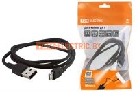 Дата-кабель, ДК 1, USB - micro USB, 1 м, черный, TDM .  TDM Electric