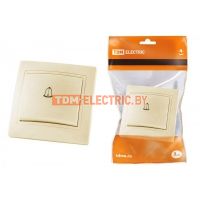 Кнопка звонковая 6А сл. кость "Таймыр" TDM  TDM Electric