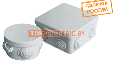 Коробки распаячные открытой установки IP54 TDM ELECTRIC