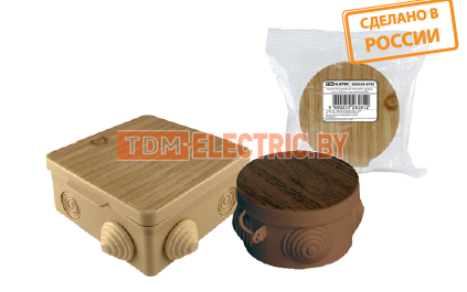 Коробки распаячные открытой установки IP54 серии ЭКО TDM ELECTRIC