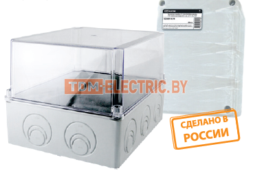 Монтажные коробки открытой установки IP44, IP55 приборные TDM ELECTRIC