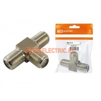 Соединитель кабеля тройник гнезда, инд. упаковка TDM  TDM Electric