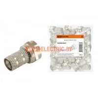 Штекер F RG6 б/п TDM  TDM Electric