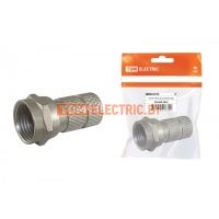 Разъём F RG59, инд. упаковка TDM  TDM Electric